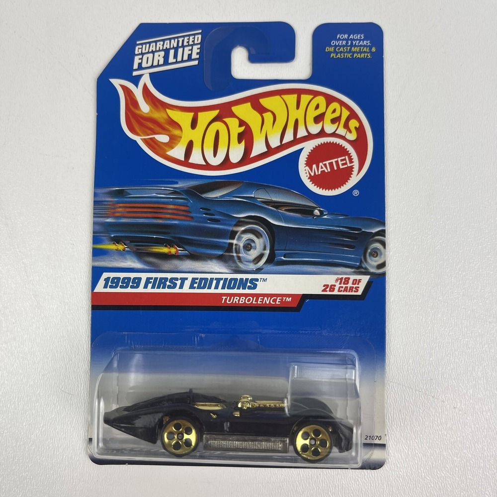 Hot Wheels 1999 First Editions Series Turbolence Black 923